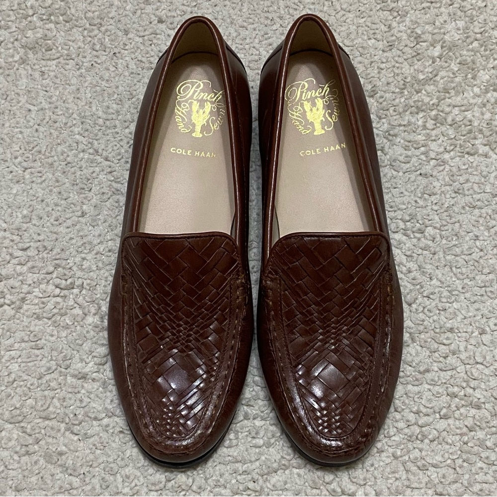 NWOT Cole Haan Women’s Brown Woven Loafers Size 9.5 B